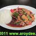 PAD CHA Schweinefleisch