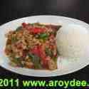 PAD GRA PRAO Schweinefleisch